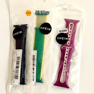 Shein 3 pc watch wrist bands